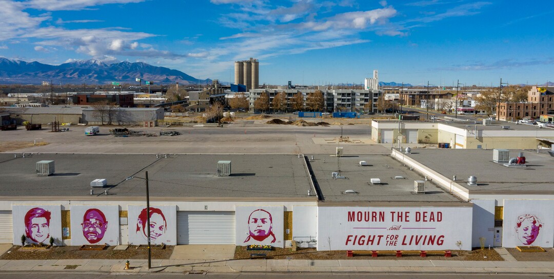 (Rick Egan | The Salt Lake Tribune) The murals on the Fleet Block, along 300 West and 800 South in Salt Lake City, Thursday, Nov. 19, 2020.