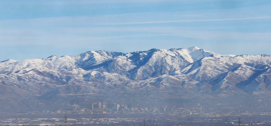 An inversion bringing fog and smog to Salt Lake City and other parts of Utah is expected to get stronger through the weekend. (AP Photo/Rick Bowmer)
