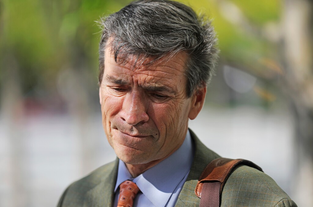 (Rick Bowmer | AP file photo)  Defense attorney Greg Skordas speaks with reporters outside the federal courthouse, Friday, Aug. 30, 2019, in Salt Lake City.