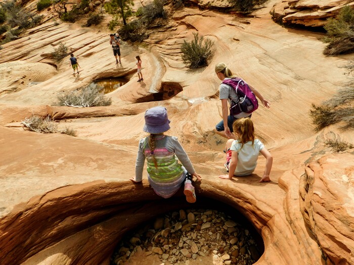 Erin Alberty|The Salt Lake Tribune Many Pools is a beautiful, family-friendly hike with little traffic and great educational value in Zion National Park. Photo taken March 10, 2017.
