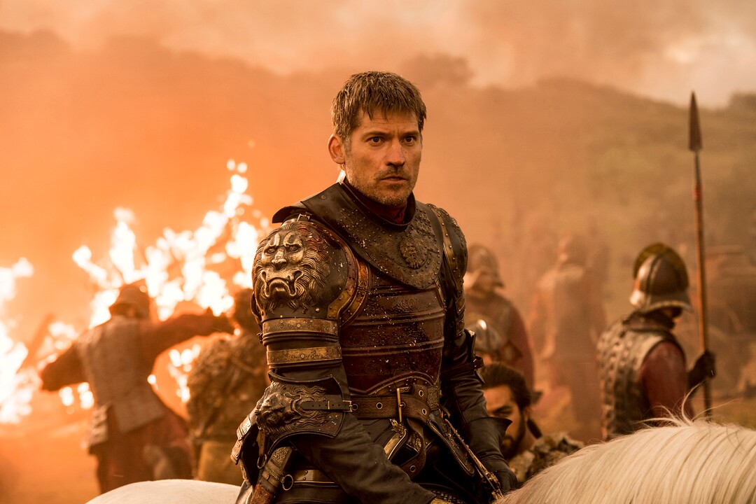 This image released by HBO shows Nikolaj Coster-Waldau in a scene from "Game of Thrones." Coster-Waldau was nominated Thursday for an Emmy for outstanding supporting actor in a drama series. The 70th Emmy Awards will be held on Monday, Sept. 17.  (HBO via AP)