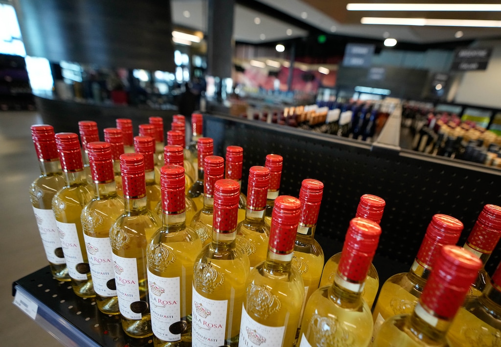 (Francisco Kjolseth | The Salt Lake Tribune)The annual omnibus liquor bill, HB548, in which the Utah Legislature collects all changes to the state’s liquor laws, passed out of the Senate on Feb. 27, 2024, on a unanimous vote. Shown is a new state liquor store opens in West Valley City at 5432 West High Market Drive, Suite F, on Monday, Feb. 28, 2022.