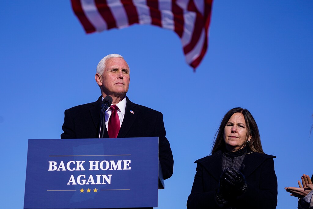 (AP Photo/Michael Conroy) Former Vice President Mike Pence is hosting a fundraiser for Utah Rep. Burgess Owens in Park City on Thursday night.
