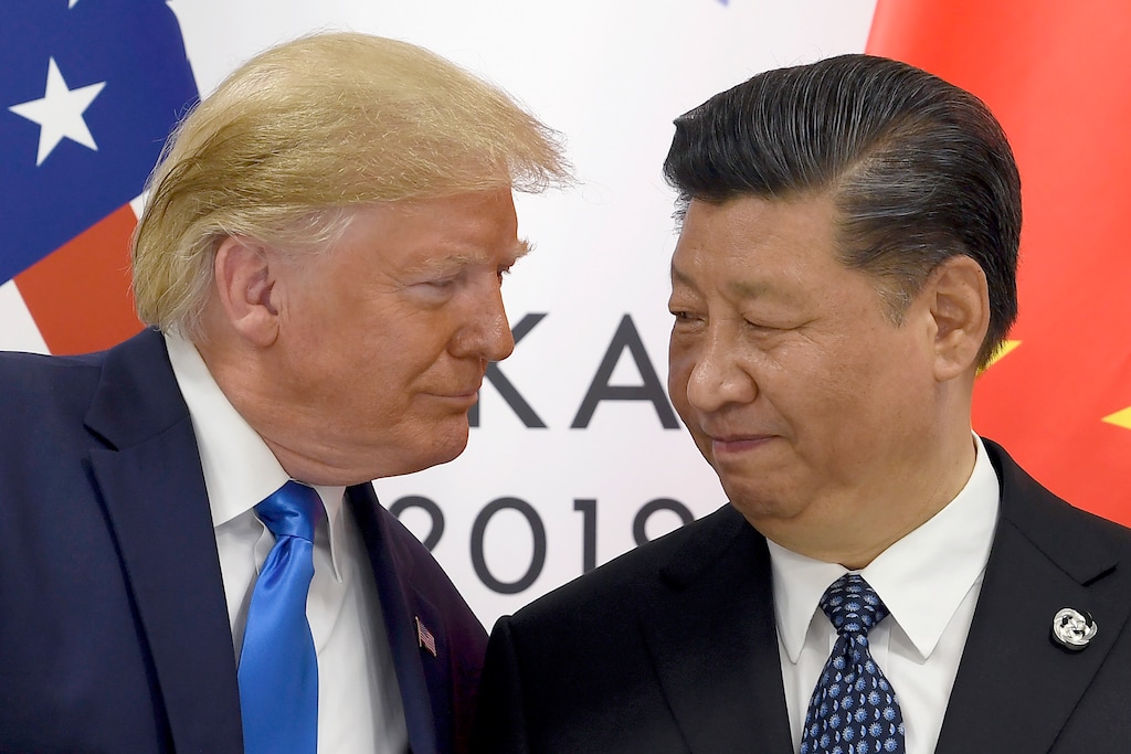 (Susan Walsh | AP file) President Donald Trump, left, meets with Chinese President Xi Jinping during a meeting on the sidelines of the G-20 summit in Osaka, Japan on June 29, 2019. China has announced it will raise tariffs on $75 billion of U.S. products in retaliation for President Donald Trump's planned Sept. 1 duty increase in a war over trade and technology policy.