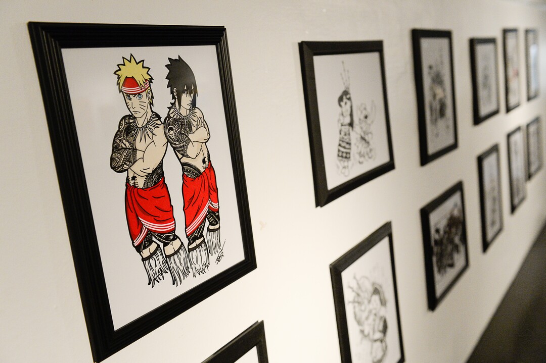 (Francisco Kjolseth  |  The Salt Lake Tribune)  The Pasifika Enriching Arts of Utah presents their 6th annual art exhibit at the Clubhouse, 850 E. South Temple on Saturday, Aug. 25, 2018, as part of Utah Pacific Islander Heritage Month to preserve culture and heritage through all types of mediums and disciplines.