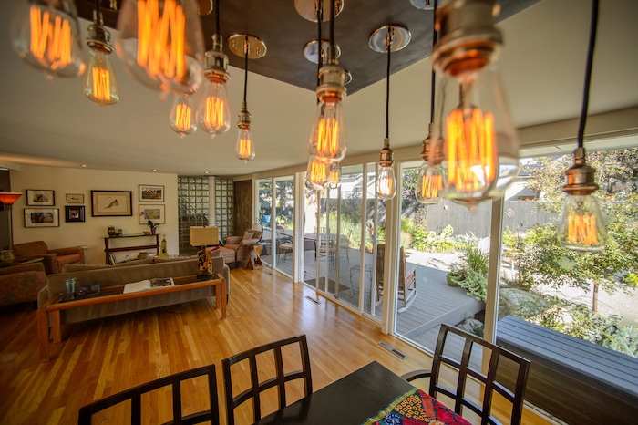 (Trent Nelson  |  The Salt Lake Tribune)  
Diana and Gerry Johnson's Holladay home is on the 2019 Salt Lake Modern Homes Tour. Preservation Utah is featuring five mid-century modern homes that were built in 1955 by architect Stephen Macdonald. The home was photographed on Thursday, Sept. 19, 2019.