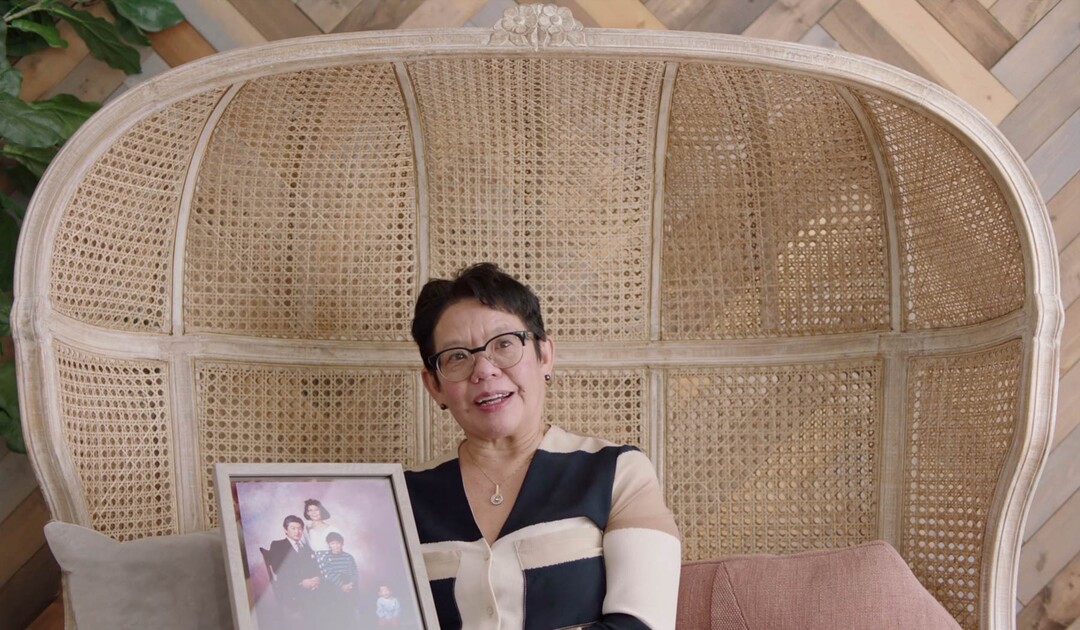 (Rich Schaefer  |  courtesy of Sundance Institute) Caroline Izumi is one of the subjects who appears in "Awkward Family Photos," directed by William Kirkley, an official selection of the Indie Episodic program at the 2020 Sundance Film Festival.