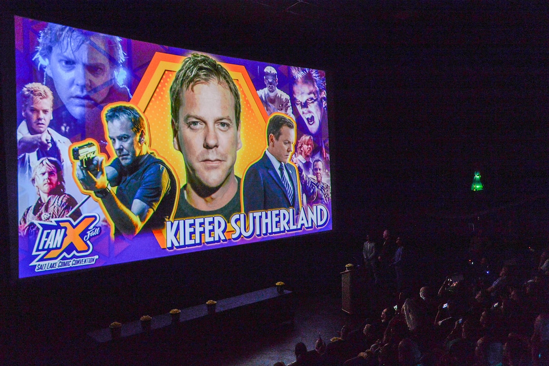 (Francisco Kjolseth  |  The Salt Lake Tribune)  FanX's twice-annual "press conference," draws cosplayers to Megaplex Jordan Commons in Sandy on Wed. June 12, 2019, for the announcement of the event's celebrity visitors.