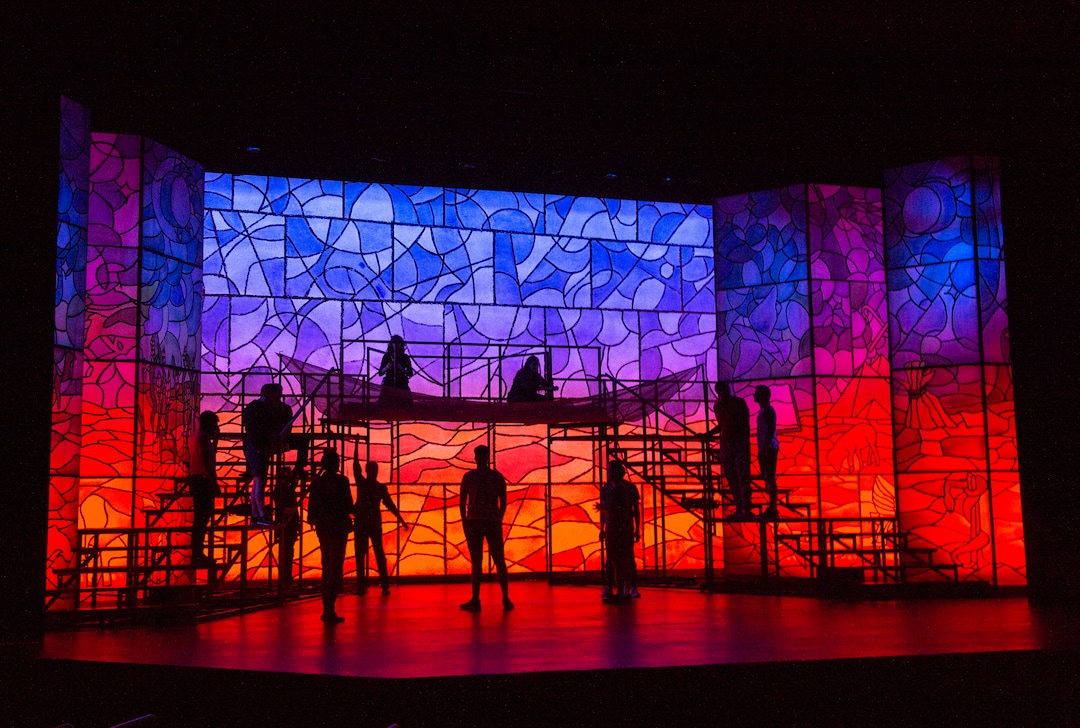 (Rick Egan  |  The Salt Lake Tribune)   Actors walk through a technical rehearsal for Joseph and the Amazing Technicolor Dreamcoat, at the Shakespeare Festival in Cedar City, Wednesday, June 19, 2019.