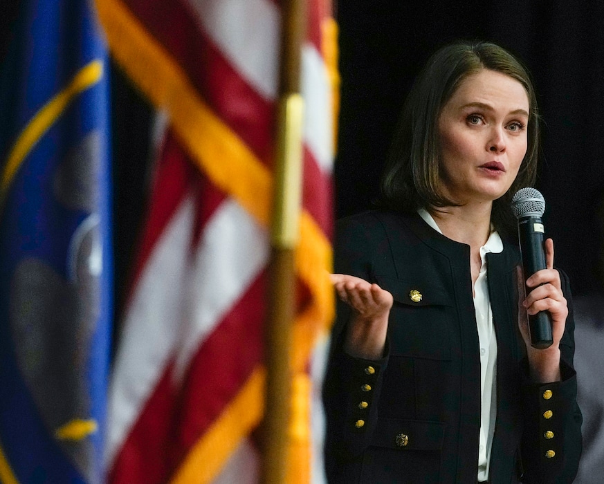 (Leah Hogsten | The Salt Lake Tribune)  Rep. Sahara Hayes, seen here while running for the office in 2022, filed HJR7, a joint resolution that “condemns abusive coaching practices in Utah schools.”