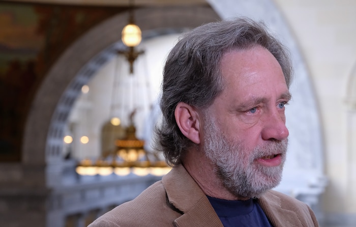 (Francisco Kjolseth  |  The Salt Lake Tribune)  Randy Gardner, brother of Ronnie Lee Gardner who was executed by firing squad by the state of Utah in 2010, talks about the collateral damage his family experienced. Gardner supports HB379 which would end the death penalty in Utah and had just passed out of committee on Wednesday, Feb. 21, 2018, at the Utah Capitol. 