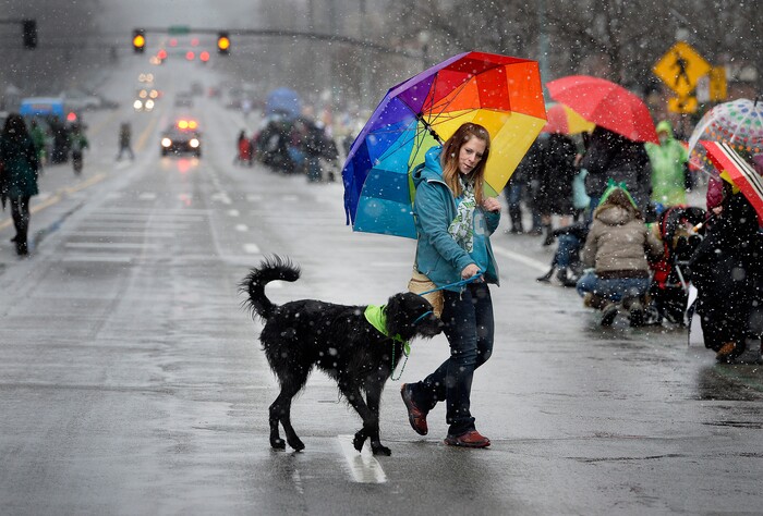 (Scott Sommerdorf | The Salt Lake Tribune) Salt Lake City celebrates Irish heritage with its 40th annual St. Patrick’s Day Parade on Saturday, March 17, 2018.
