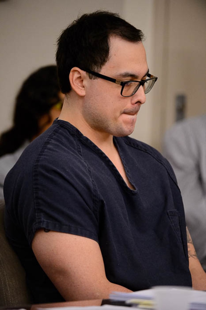 (Trent Nelson | The Salt Lake Tribune)
Jason Black, who shot and killed 24-year-old Natalia Casagrande before stealing marijuana, guns and cash, was sentenced by Judge Adam Mow in Salt Lake City, Tuesday April 10, 2018.