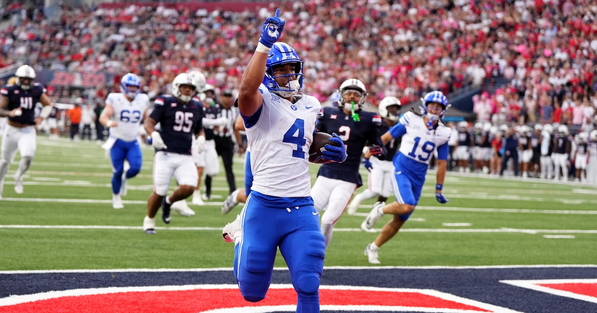 Arizona players prepare for upcoming game against BYU in Provo