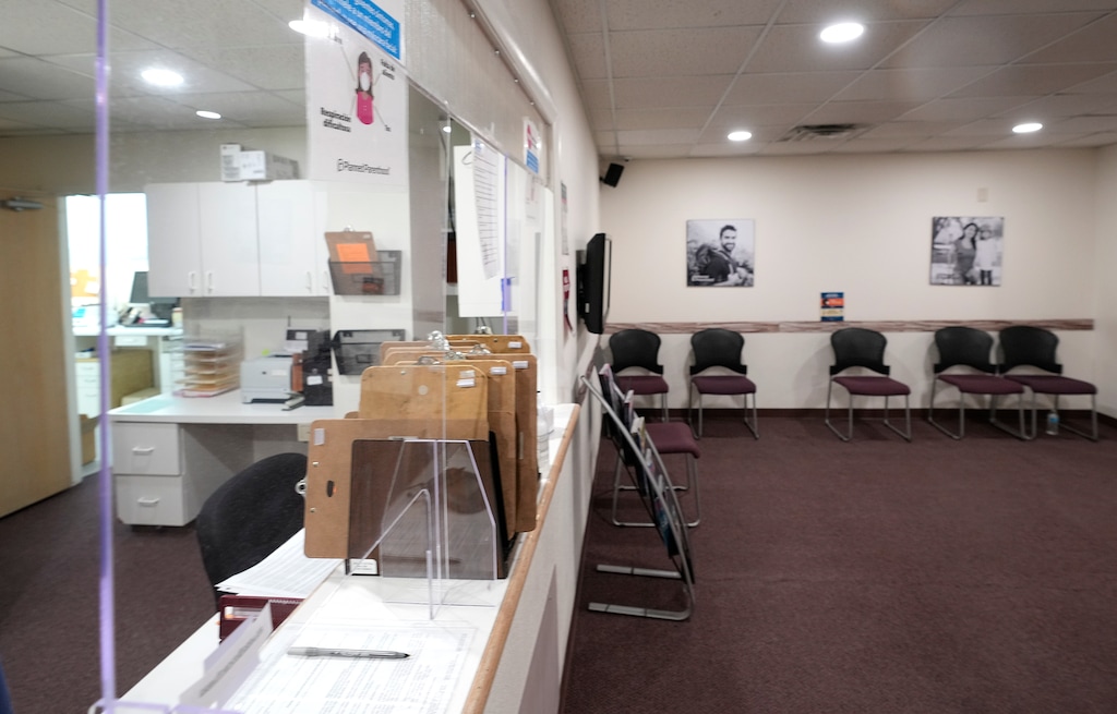 (Leah Hogsten | The Salt Lake Tribune) A patient waiting room at a Planned Parenthood location in Salt Lake City on Tuesday, May 10, 2022.