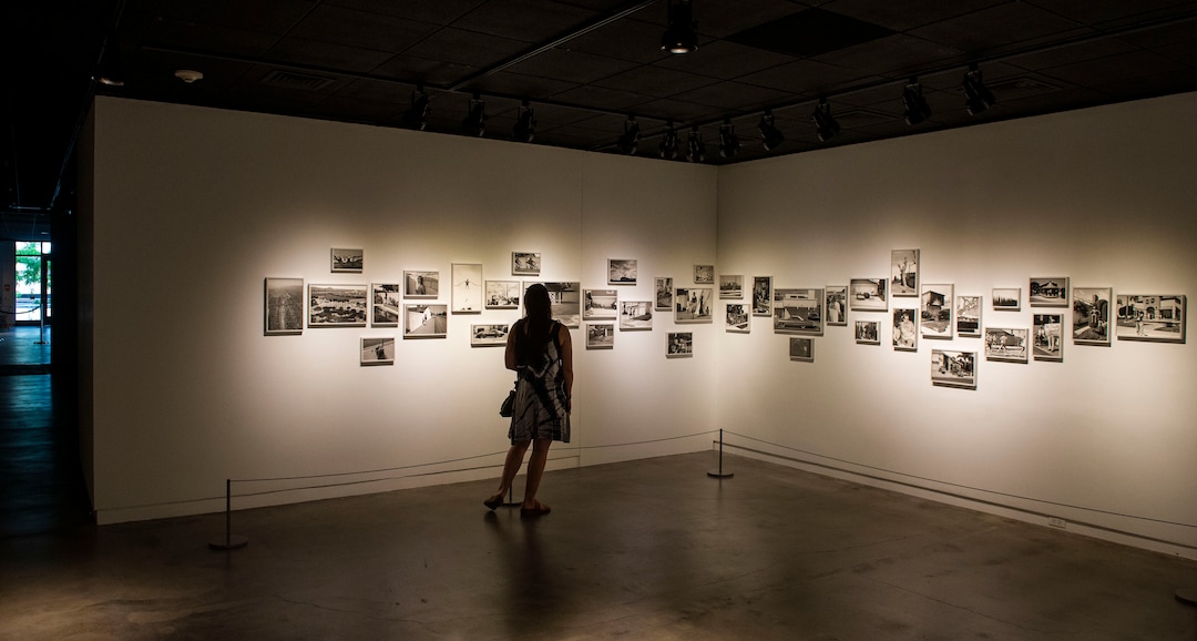 (Rick Egan  |  The Salt Lake Tribune)   Deanna and Ed Templeton’s Contemporary Suburbium photo exhibit, at The Utah Museum of Contemporary Art, Thursday, June 27, 2019.