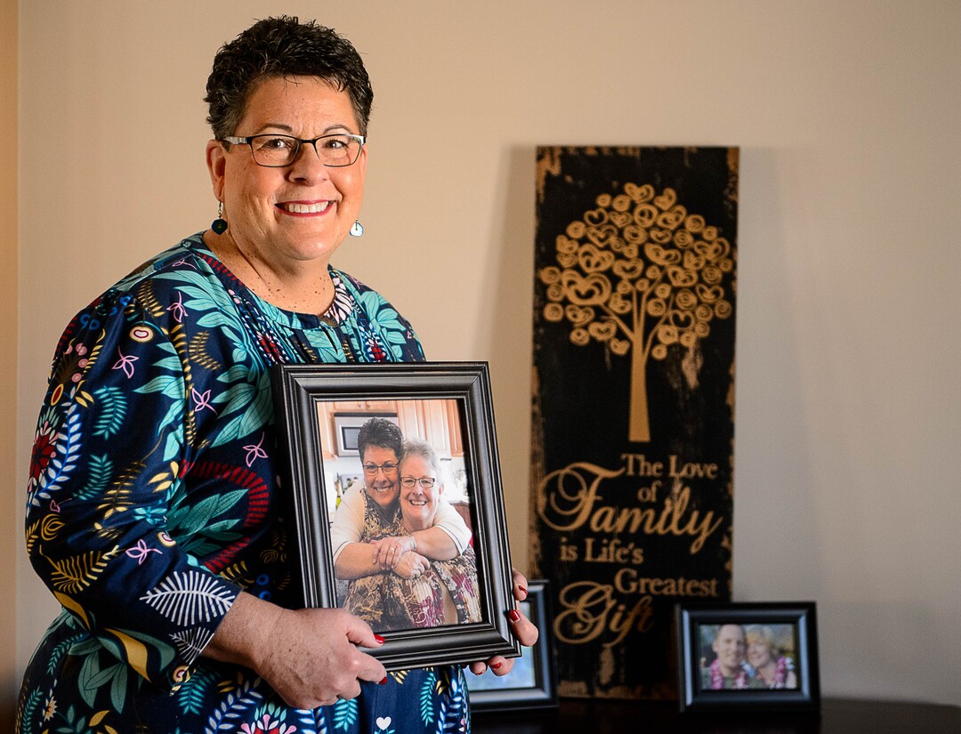 (Trent Nelson | The Salt Lake Tribune)  Loreen Major, who got a marriage license to marry her longtime partner, Arlene Arnold, on Dec. 26, after several days of hemming and hawing from the Utah County Clerk's office. Arlene died in September 2017 on Thursday Dec. 13, 2018.