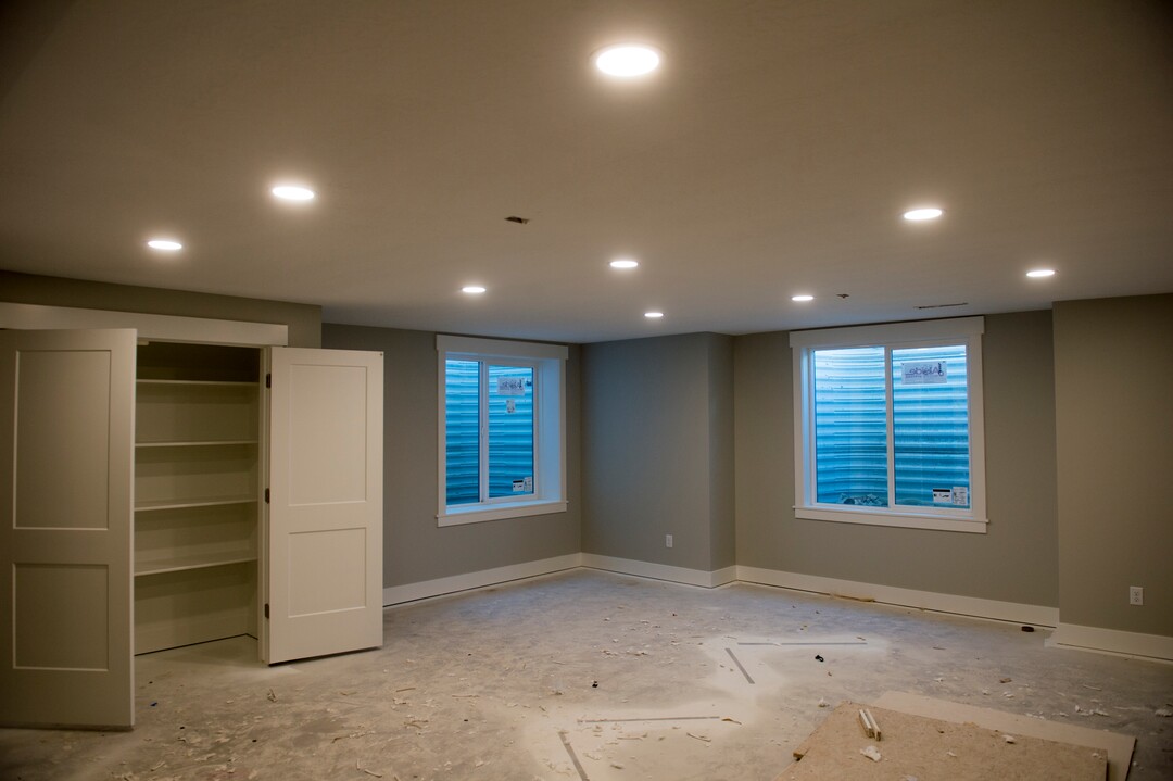 (Rick Egan  |  The Salt Lake Tribune)    basement exercise room with 10-foot ceilings, in a custom home in Riverton, Monday, Sept. 24, 2018.