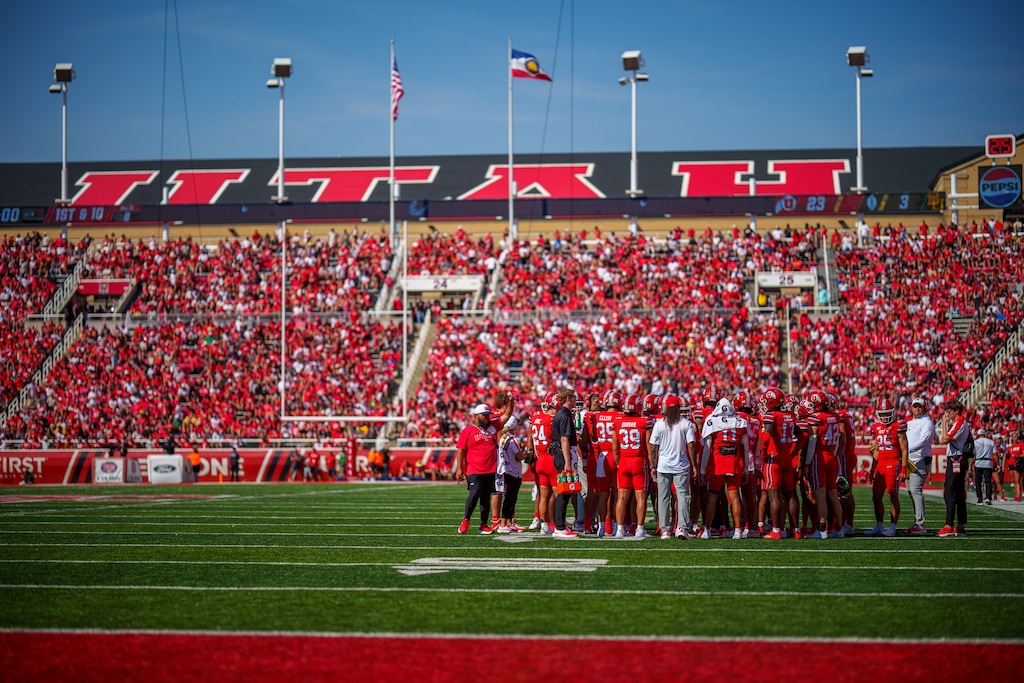(Trent Nelson  |  The Salt Lake Tribune) as the Utah Utes host the Baylor Bears, NCAA football in Salt Lake City on Saturday, Sept. 7, 2024.