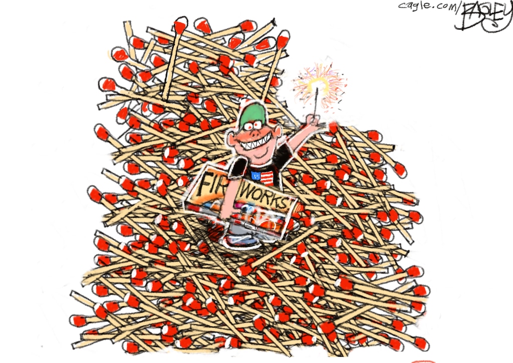 Pat Bagley | Burning Down the House
