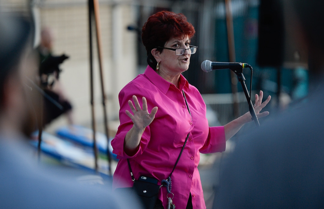 Francisco Kjolseth | The Salt Lake TribuneThe rapping grandma Heidi Mendez who works with kids in Salt Lake valley detention helps find rescue through theatre with the group company Act Risk No More. Mendez  recently gave a preview of her piece "Beautiful Messy Ones" during the opening party for the third annual Great Salt Lake Fringe Festival in Sugarhouse on Thursday, July 27, 2017.