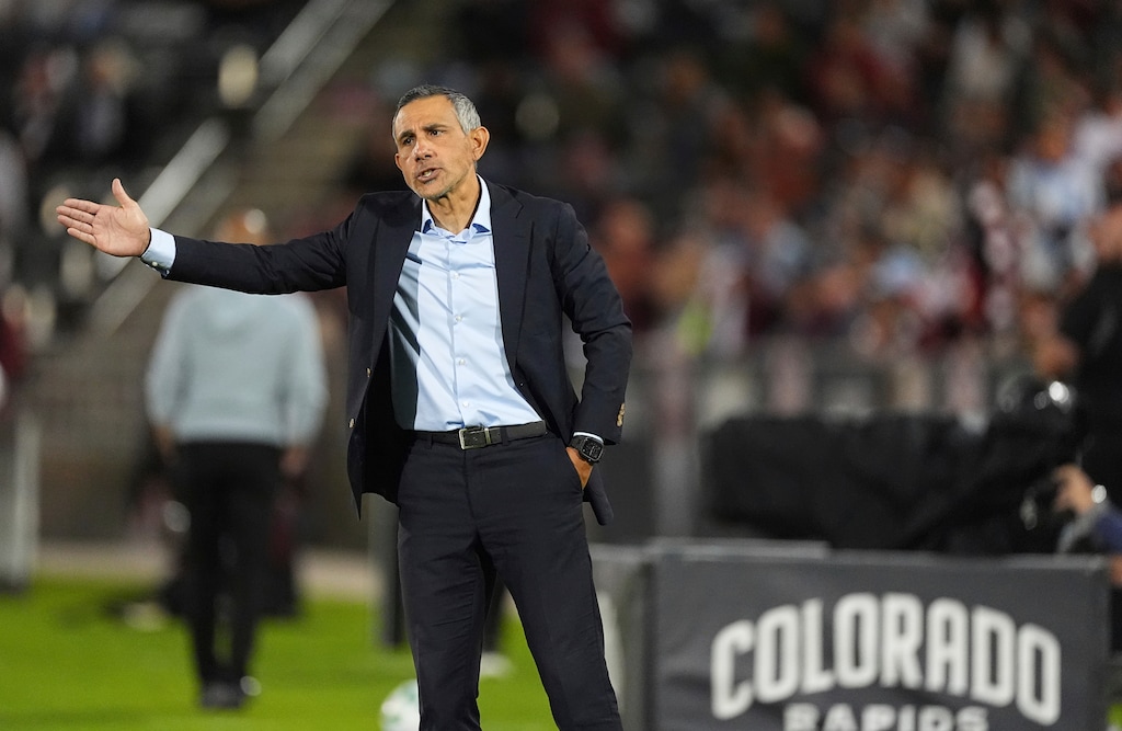 Real Salt Lake head coach Pablo Mastroeni, shown during a game last season, saw his team's winless streak get extended to eight games on Saturday night with a 1-0 loss to the Colorado Rapids. (AP Photo/David Zalubowski)