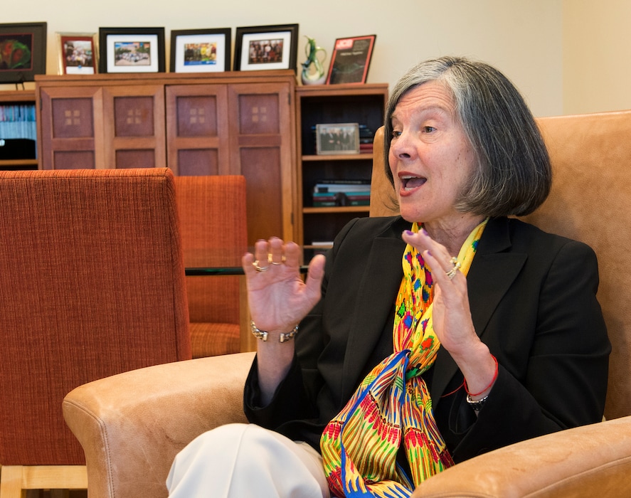 Rick Egan | The Salt Lake Tribune
HCI director Mary Beckerle at the Huntsman Cancer Institute, Monday, June 19, 2017.