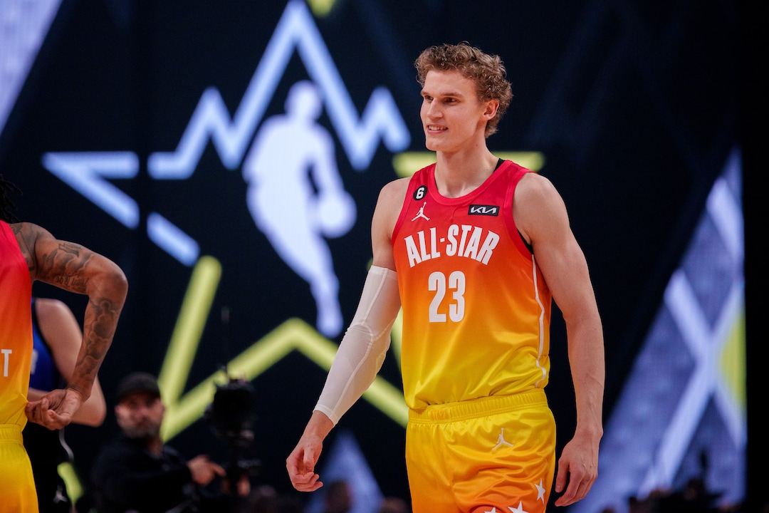 (Trent Nelson  |  The Salt Lake Tribune) Lauri Markkanen at the NBA All-Star Game in Salt Lake City on Sunday, Feb. 19, 2023.