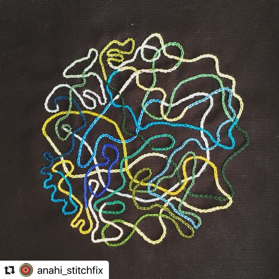 (Anahi Yerman  |  courtesy @coronaartcollective) An embroidery by artist Anahi Yerman is one of the works displayed on the Instagram account @coronaartcollective, an online space for artists to show their work while stuck at home because of the coronavirus pandemic.