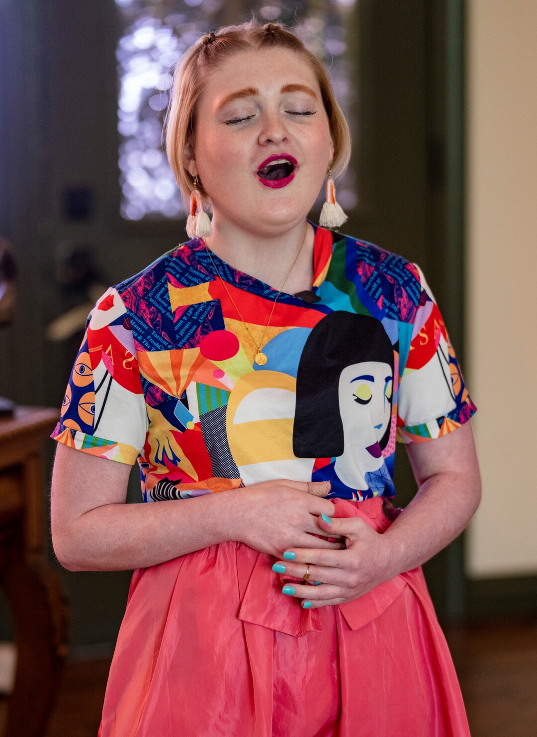 (Rick Egan | The Salt Lake Tribune)  Gracelyn Wilkinson sings a song she wrote in the hospital during the pandemic, on Tuesday, July 19, 2022.