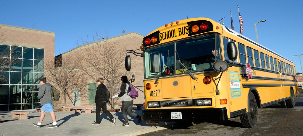 (Al Hartmann | Tribune file photo) Students arriving to school in November in the Jordan School District. Student journalists at the Jordan district’s Herriman High School are pushing back against what they view as censorship of an article on a teacher’s firing in the school's newspaper.