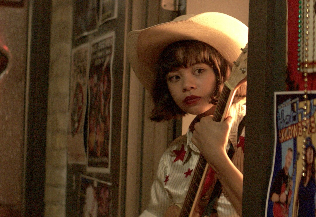 (Photo courtesy of Stage 6 Films) Eva Noblezada stars as a Filipina teen in Texaas who dreams of being a country singer, in the drama "Yellow Rose."