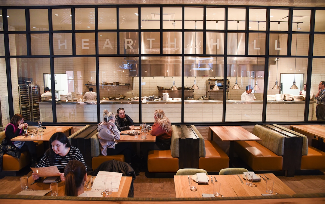 (Francisco Kjolseth  |  The Salt Lake Tribune)  Hearth & Hill a new restaurant in Kimball Junction that serves upscale comfort food at 1153 Center Drive in the Newpark Retail Center is one of the new restaurants available to try before (or after) the Sundance Film Festival. 