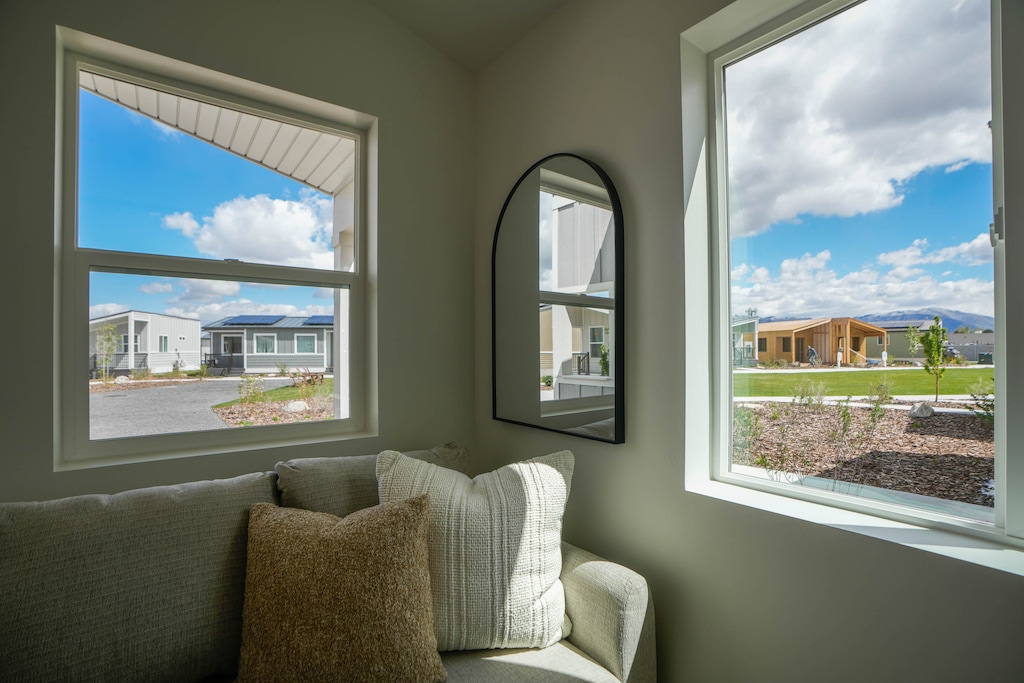 (Francisco Kjolseth | The Salt Lake Tribune) A view inside of one of two new homes built by Perry Homes at The Other Side Village in Salt Lake City on Friday, April 17, 2026. The collaboration is made possible by HomeAid Utah, a nonprofit that connects building companies with organizations that work on homelessness.
