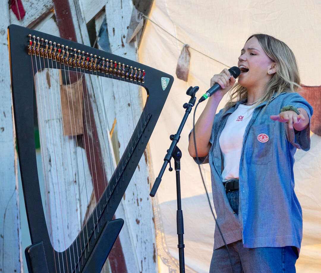 (Rick Egan | The Salt Lake Tribune)  Goldmyth plays the Fork Fest in American Fork, on Saturday, June 17, 2023.
