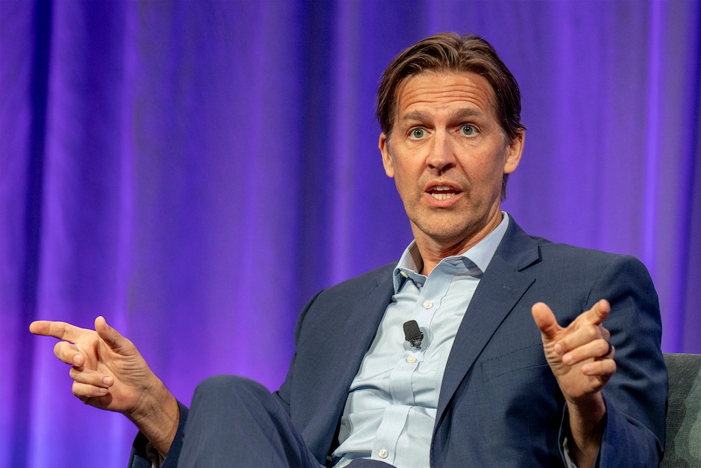 (Rick Egan | The Salt Lake Tribune)   Former Sen. Ben Sasse have a makes a statement at the National Governor's Association meeting at the Grand America, on Tuesday, July 9, 2024.