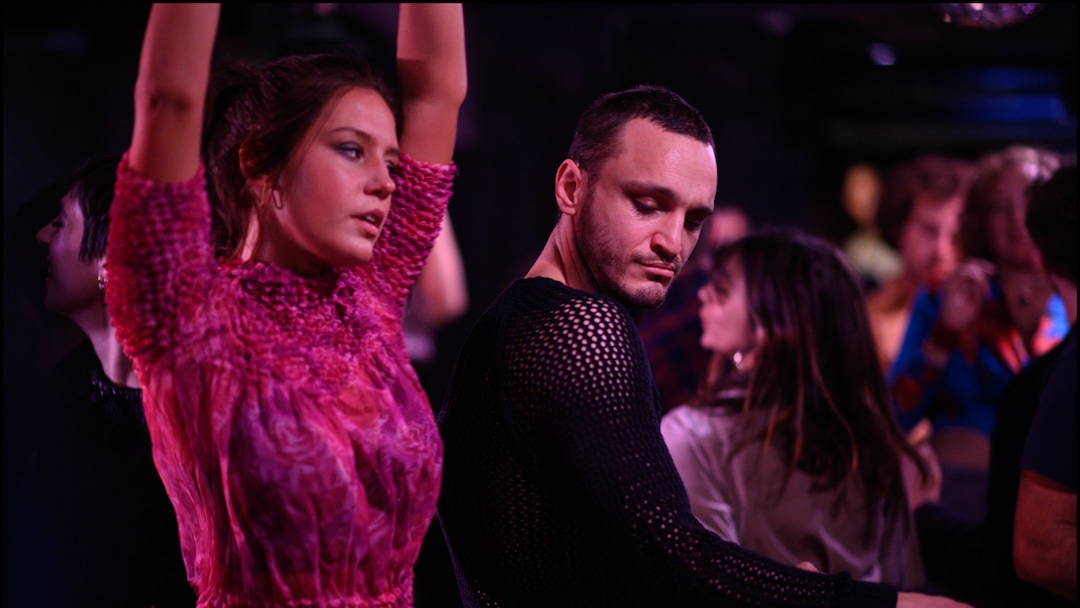 (Guy Ferrandis  |  SBS Productions/Sundance Institute) Adèle Exarchopoulos, left, and Franz Rogowski star in director Ira Sachs' "Passages," an official selection of the Premieres program at the 2023 Sundance Film Festival.