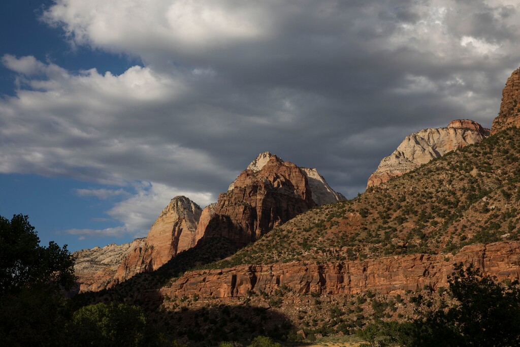 (Ruth Fremson | The New York Times) Zion National Park in southern Utah, Aug. 11, 2017. Remote U.S. destinations, where social distancing is easier, are generally faring better than cities, which are trying hard to get a bigger share of the leisure crowd.