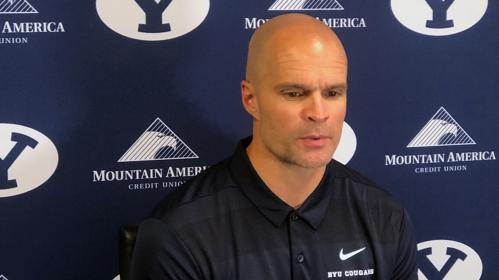 (BYU Athletics) Justin Anderson, who played for the Cougars from 2000-02, has returned to Provo to help lead BYU into the Big 12 as the football program's player personnel director.