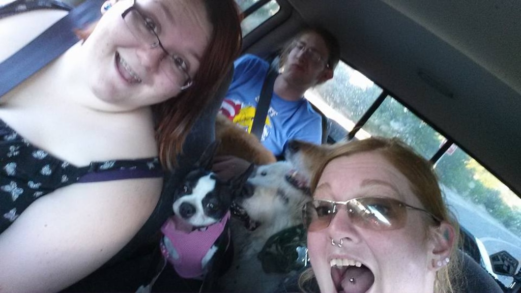 (via Janessa Baldwin) Anastasia Stevens, right, pictured with two friends: Michael Cox, center, and Janessa Baldwin, left. Stevens' husband is accused of killing her, her father and her stepmother at the couple's home in Layton on Friday, May 19, 2023,