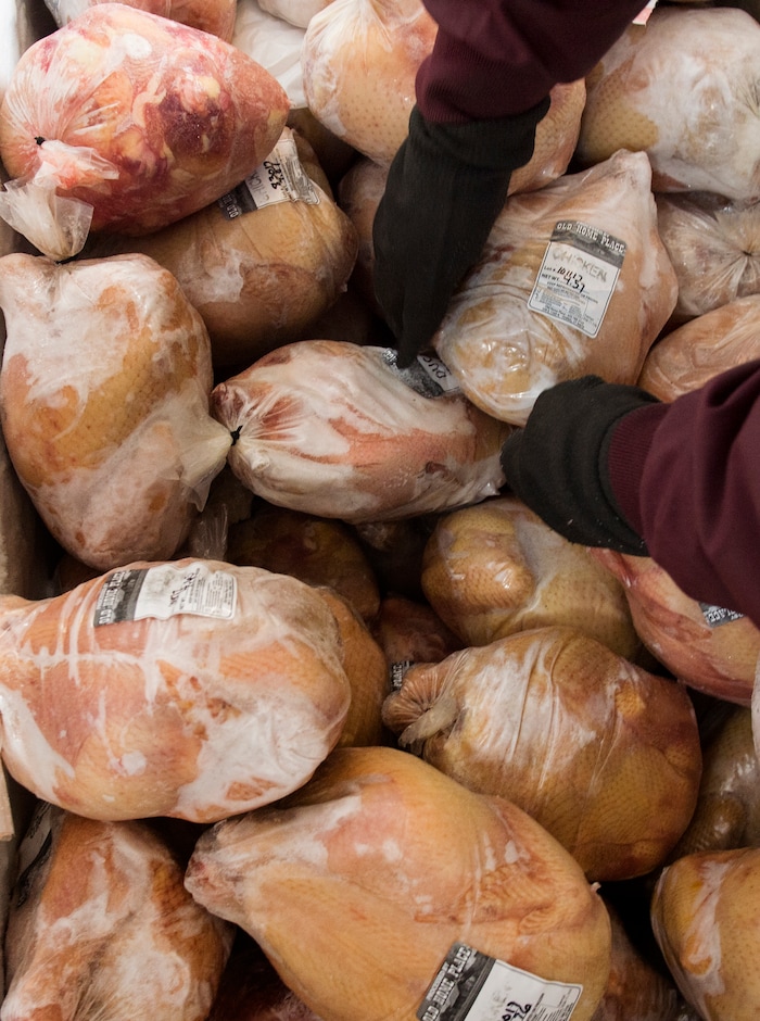 (Leah Hogsten | The Salt Lake Tribune) Dale Batty raises hormone-free chickens and sells them at the Salt Lake City farmer's markets. Utah's agriculture rules force Batty to sell chickens "whole" Ñ not cut, even though that's what his customers request and it would be more profitable. Batty is working with his state representative to pass a Food Freedom Bill, which could help remedy the situation and will likely be introduced during the 2018 legislative session.