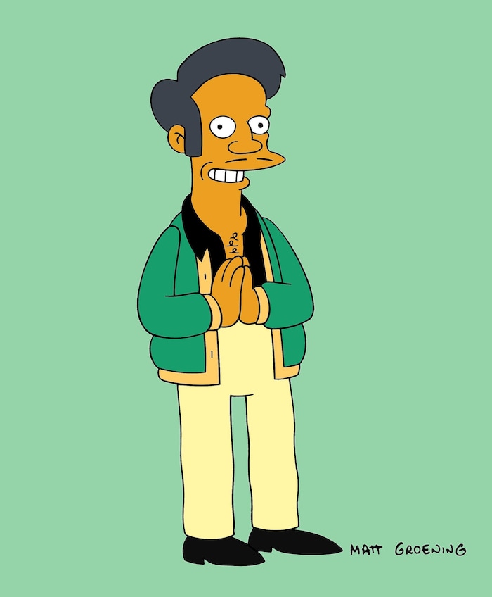 (Photo courtesy of Fox) Indian immigrant Apu Nahasapeemapetilon is voiced by white actor Hank Azaria in “The Simpsons.”