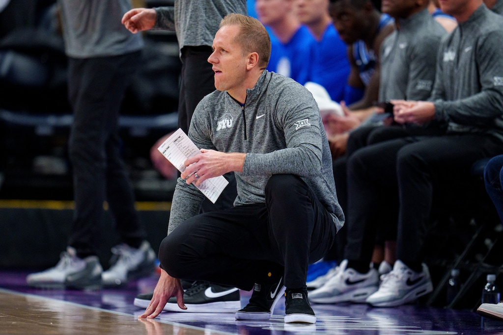 (Trent Nelson  |  The Salt Lake Tribune) Kevin Young as BYU faces Wyoming, NCAA basketball in Salt Lake City on Saturday, Dec. 14, 2024.