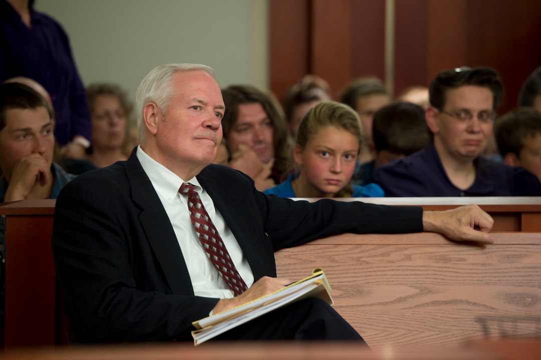 (Jeremy Harmon  |  The Salt Lake Tribune) Roger Hoole, an attorney who represents former members of the FLDS church, listens during a UEP hearing in Salt Lake City on Tuesday, June 18, 2019. 