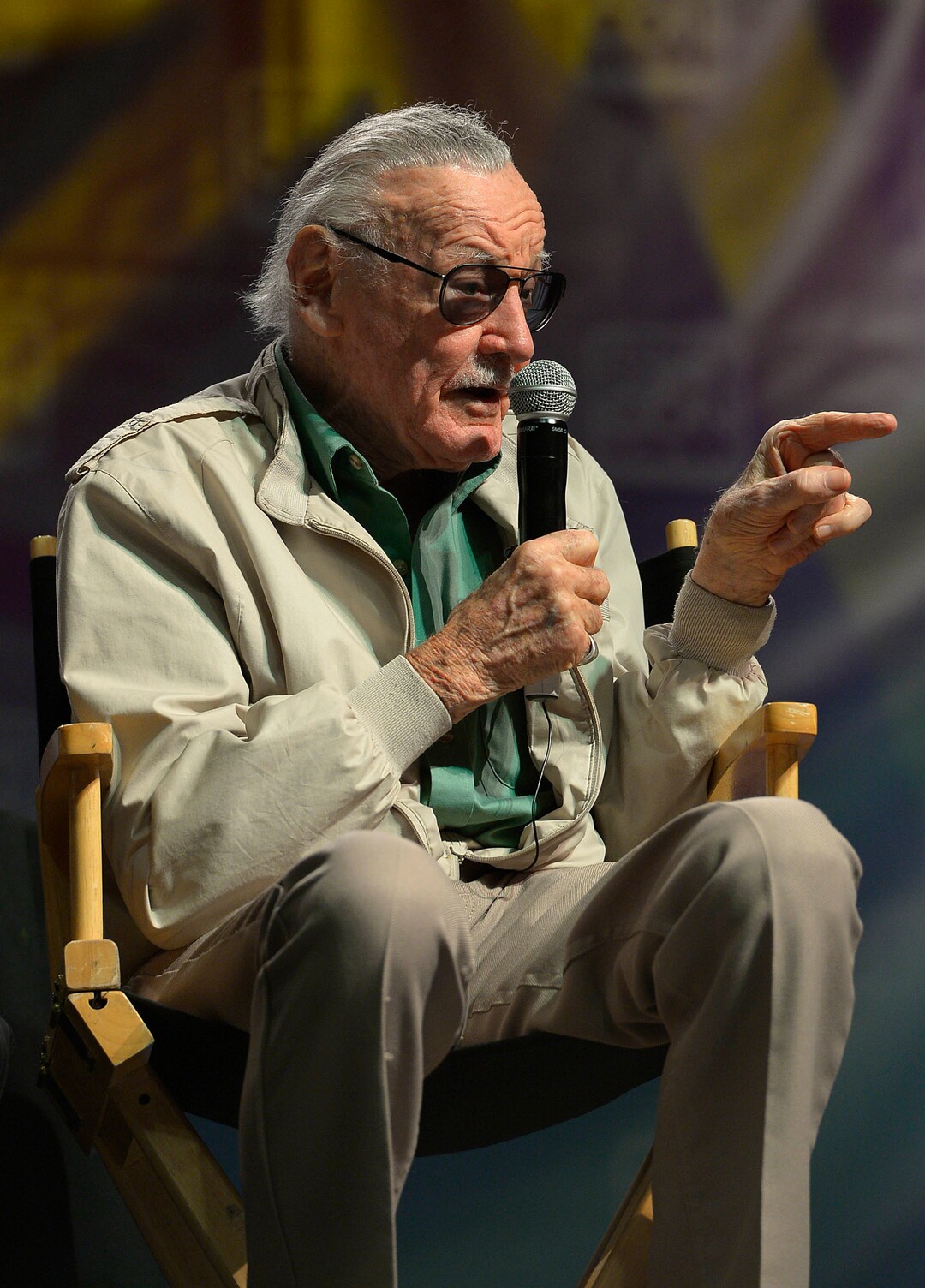 Leah Hogsten  |  The Salt Lake Tribune Stan Lee, "Stan the Man," the legendary former head of Marvel Comics talks about his characters and a life in comics at Salt Lake Comic Con, September 6, 2014 at the Salt Palace Convention Center. Lee is credited with co-creating many of Marvel’s best-known characters, including Spider-Man, the Fantastic Four, the X-Men, the Incredible Hulk, Iron Man, Thor, Daredevil, Doctor Strange, and others.