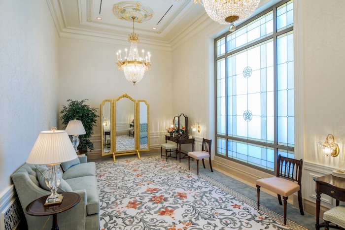 (Photo courtesy of The LDS Church)  The brideÕs room in the Cedar City, Utah, temple. Utah's 17th temple will be dedicated on Dec. 10, 2017.