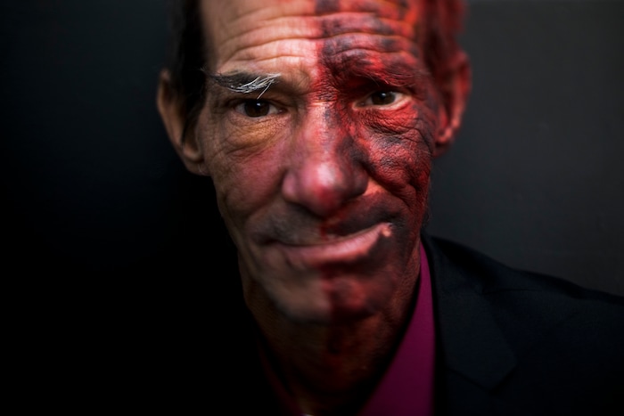 (Jae C. Hong | The Associated Press) James Harris, 54, poses for a photo Tuesday, Oct. 3, 2017, in Los Angeles. Harris has had AIDS for 30 years, he said. When medication stopped working, he got depressed and was evicted. Now he feels like an outcast, vulnerable and struggling to survive. He’s hoping that as a veteran he can get permanent housing, though he missed an earlier opportunity because a stint in a shelter disqualified him from being considered chronically homeless.