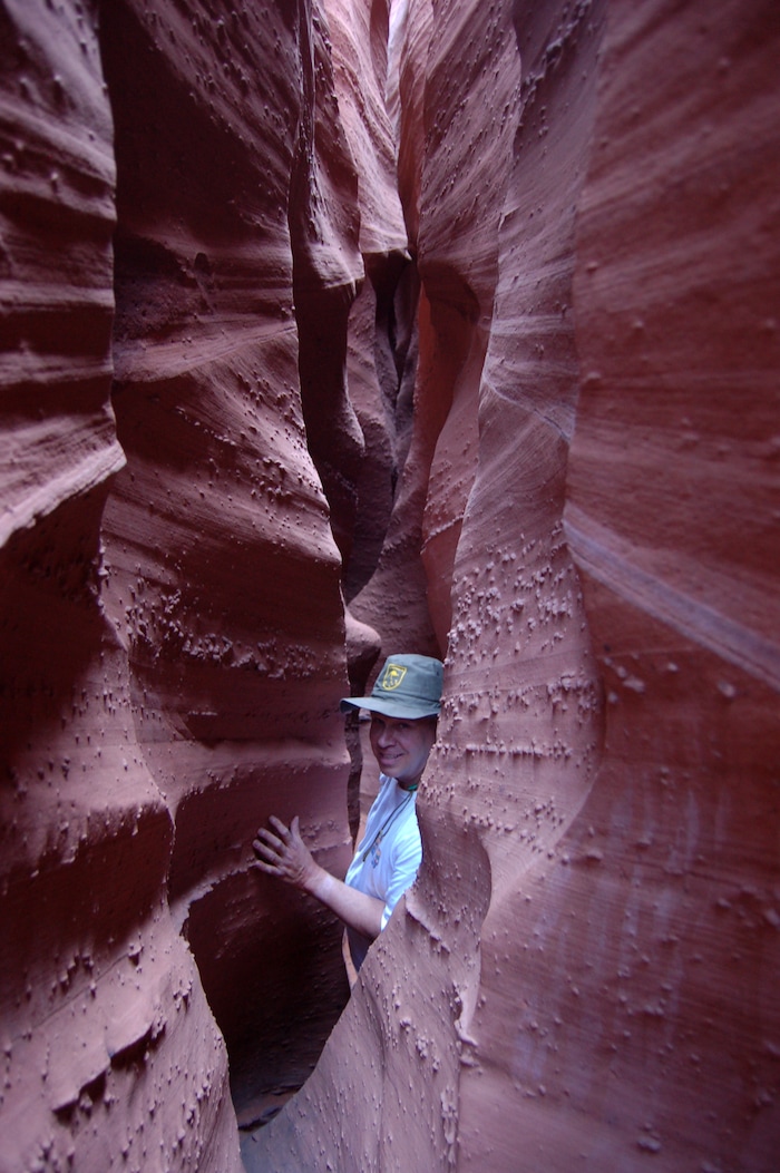 (photo courtesy Manny Mellor) Spooky Gulch in the Grand Staircase-Escalante National Monument.