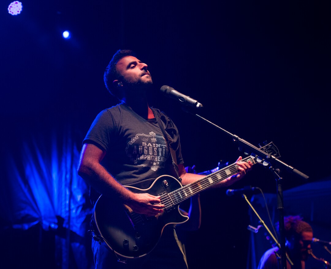 (Rick Egan  |  The Salt Lake Tribune)    Eric Rachmany sings for the band Rebelution at the Reggae Rise Up Festival at the Rivers Edge in Heber City, Friday, Aug. 24, 2018.