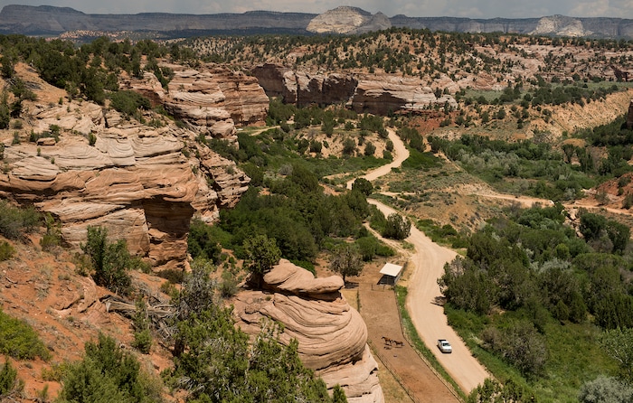 Leah Hogsten  |  The Salt Lake Tribune
Best Friends Animal Sanctuary is located in Angel Canyon,  atop the Vermillion Cliffs, part of Utah's Grand Staircase. Best Friends saves thousands of animals every year as the nation's largest no-kill sanctuary, encompassing some 3,700 acres about 5 miles outside Kanab.
